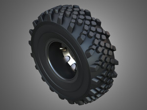 Ural Truck - WheelTire 3D Model