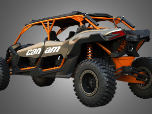 Can-Am Maverick X3 - 4 Doors 3D Model