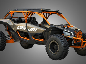 Can-Am Maverick X3 - 4 Doors 3D Model