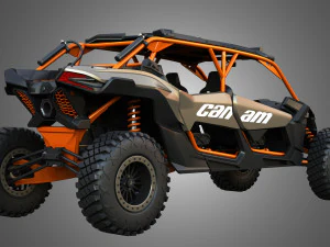 Can-Am Maverick X3 - 4 Doors 3D Model