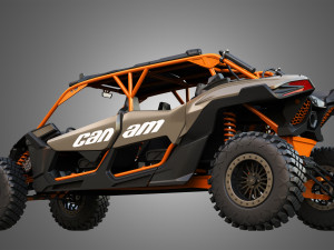 Can-Am Maverick X3 - 4 Doors 3D Model