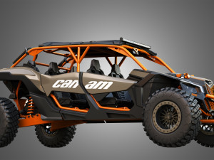 Can-Am Maverick X3 - 4 Doors 3D Model