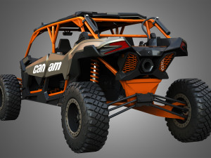 Can-Am Maverick X3 - 4 Doors 3D Model