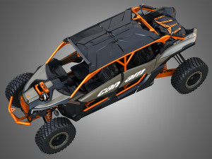 Can-Am Maverick X3 - 4 Doors 3D Model