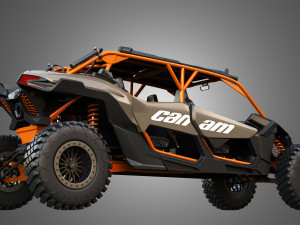 Can-Am Maverick X3 - 4 Doors 3D Model