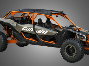 Can-Am Maverick X3 - 4 Doors 3D Model
