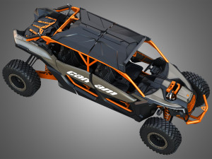 Can-Am Maverick X3 - 4 Doors 3D Model