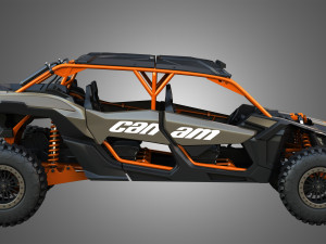 Can-Am Maverick X3 - 4 Doors 3D Model