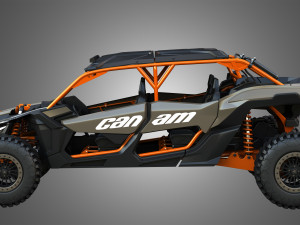 Can-Am Maverick X3 - 4 Doors 3D Model