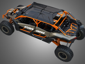 Can-Am Maverick X3 - 4 Doors 3D Model