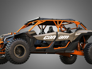 Can-Am Maverick X3 - 4 Doors 3D Model