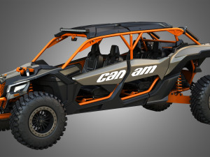 Can-Am Maverick X3 - 4 Doors 3D Model