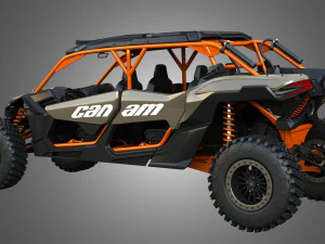 Can-Am Maverick X3 - 4 Doors 3D Model