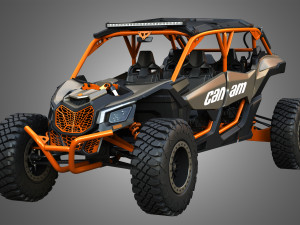 Can-Am Maverick X3 - 4 Doors 3D Model