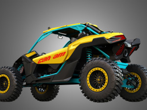 Can-Am Maverick X3 - 2 Doors 3D Model