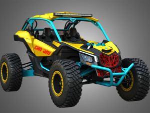 Can-Am Maverick X3 - 2 Doors 3D Model