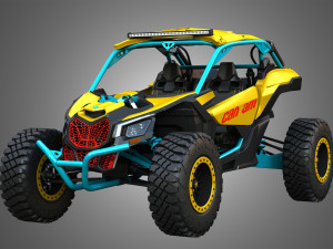 Can-Am Maverick X3 - 2 Doors 3D Model