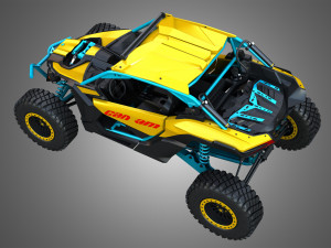 Can-Am Maverick X3 - 2 Doors 3D Model