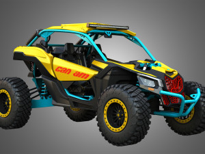 Can-Am Maverick X3 - 2 Doors 3D Model