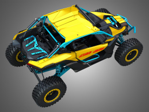 Can-Am Maverick X3 - 2 Doors 3D Model
