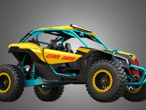 Can-Am Maverick X3 - 2 Doors 3D Model