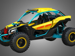 Can-Am Maverick X3 - 2 Doors 3D Model