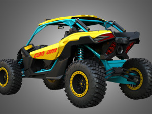 Can-Am Maverick X3 - 2 Doors 3D Model