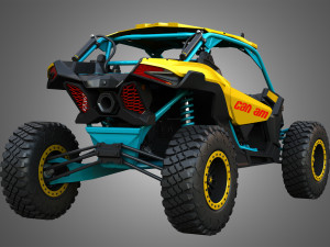 Can-Am Maverick X3 - 2 Doors 3D Model