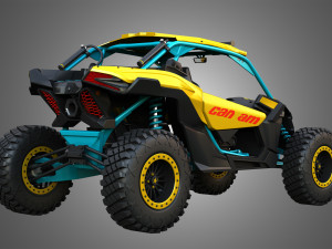 Can-Am Maverick X3 - 2 Doors 3D Model