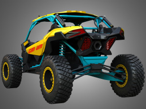 Can-Am Maverick X3 - 2 Doors 3D Model