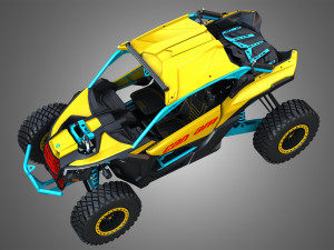 Can-Am Maverick X3 - 2 Doors 3D Model