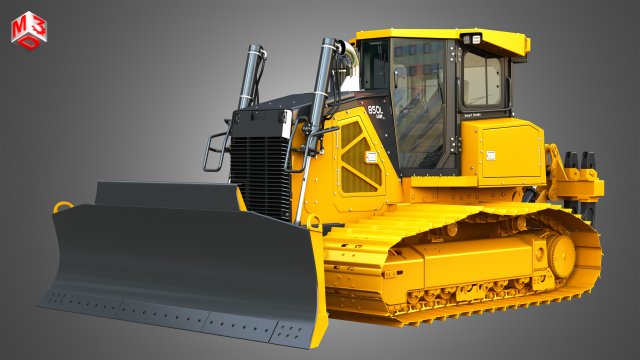 850L LGP - Dozer 3D Model .c4d .max .obj .3ds .fbx .stl .blend 