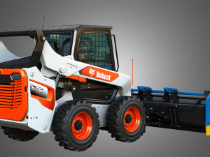 S76 Skid Steer Loader - Kage SnowFire Plow System Modello 3D