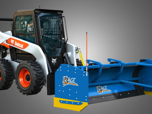 S76 Skid Steer Loader - Kage SnowFire Plow System Modello 3D