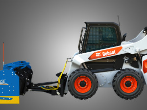 S76 Skid Steer Loader - Kage SnowFire Plow System Modello 3D