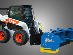 S76 Skid Steer Loader - Kage SnowFire Plow System Modello 3D