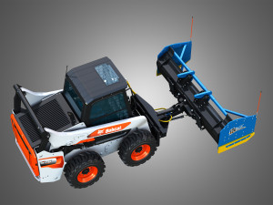 S76 Skid Steer Loader - Kage SnowFire Plow System Modello 3D