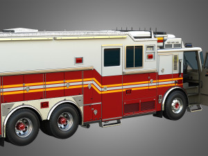 Ferrara Fire Apparatus - FDNY Ultra Heavy Rescue Model 3D
