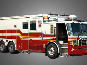 Ferrara Fire Apparatus - FDNY Ultra Heavy Rescue Model 3D