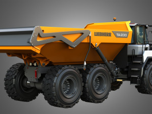 TA230 Litronic Articulated Dump Truck 3D Model