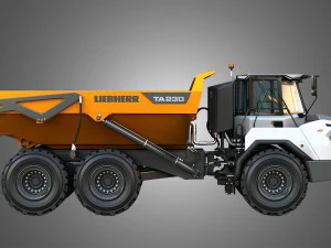 TA230 Litronic Articulated Dump Truck 3D Model