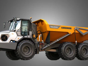 TA230 Litronic Articulated Dump Truck 3D Model
