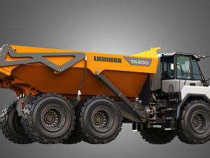 TA230 Litronic Articulated Dump Truck 3D Model