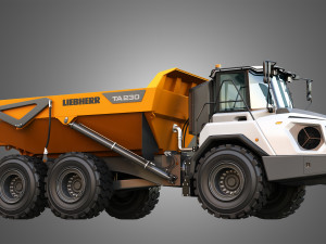 TA230 Litronic Articulated Dump Truck 3D Model