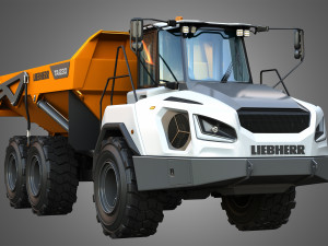 TA230 Litronic Articulated Dump Truck 3D Model