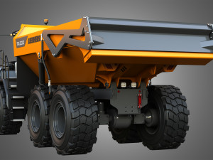 TA230 Litronic Articulated Dump Truck 3D Model