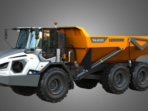TA230 Litronic Articulated Dump Truck 3D Model