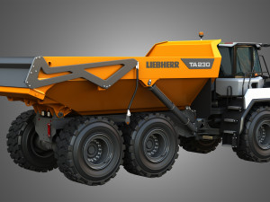 TA230 Litronic Articulated Dump Truck 3D Model