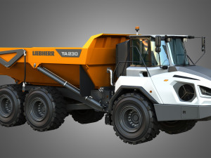 TA230 Litronic Articulated Dump Truck 3D Model