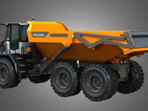 TA230 Litronic Articulated Dump Truck 3D Model